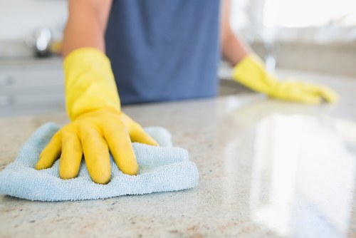 Deep cleaning of kitchen and bathroom areas in SE18